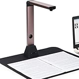 Kalopsia 13MP Professioneller Buchscanner: A3 Erfassungsgröße OCR Scanner Visualizer, 3-Level-LED...
