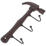 TOPPERFUN Vintage Garderobenhaken aus Robustem Gusseisen Langlebiger Wandhaken zur Aufbewahrung von...