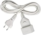 Brennenstuhl Kunststoff-Verlängerungskabel (Verlängerungskabel für den Innenbereich, 3m Kabel,...