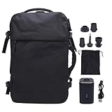 ViaGasaFamido Vakuumsiegel -Reise -Rucksack 56L Erweiterbare Vakuumpumpe Laptop -Fach für...