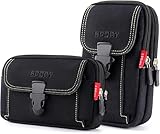 AIZHAZHA 2 Stück Gürteltasche,Handy Gürteltasche,Herren Gürteltasche,Bauchtasche Herren,...
