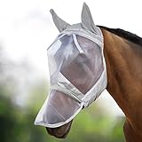 Harrison Howard CareMaster UV-Proof Dicke Fleece Polsterung Transparent Fine Mesh Pferde...