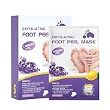 5 Paar Hornhaut Socken - Fußmaske, Foot Peel Mask für Effektiv Abgestorbene und Entfernt,...