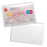 Durable Schutz- und Ausweishülle (für Tickets, Fahrkarten, Karten im Format 54 x 86 mm) 10 Stück,...