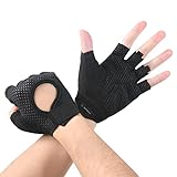 Flintronic Fitness Handschuhe, Atmungsaktive Trainingshandschuhe mit Mikrofasergewebe, Rutschfester...