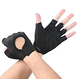 flintronic Fitness Handschuhe, Atmungsaktive Trainingshandschuhe mit Mikrofasergewebe, Rutschfester...