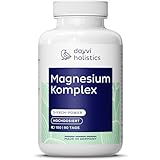 Dayvi Holistics® Magnesium Komplex hochdosiert 180 Stück [5-FACH-POWER] - Magnesium Kapseln je...