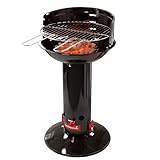 Barbecook Loewy 40 mini grill Holzkohlegrill BBQ mit Windschutz, Grillen für 4 Personen, schwarz,...