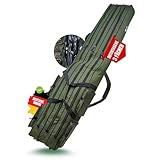 Zite Fishing Angeltasche Rutentasche 150cm | Rod-Case Angelfutteral | Wasserabweisendes...