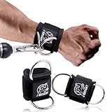 J Bryant Handgelenkmanschetten für Kabelzugsystem – Verstellbare Doppel-D-Ring-Gurte mit...