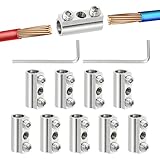 PATIKIL Stahldrahtseil Kabelklemme 10er Pack M5 Drahtseilklemmen 6.2mm Lochdurchmesser Mit...