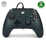 Kabelgebundener PowerA Controller für Xbox Series X|S und Windows 10/11 - Schwarz, Gamepad,...