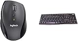 Logitech M705 Marathon Kabellose Maus, 2,4 GHz mit USB-Unifying-Empfänger, 1000 DPI, 5...