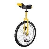 MYXJX Einrad, 20-Zoll-Radbalance-Übungsspaßfahrrad for Erwachsene – Verstellbarer Sitz – 150...