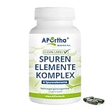 APOrtha® Spurenelemente-Komplex - 120 vegane Kapseln mit 6 Spurenelemente zur Grundversorgung...