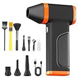 WOWDSGN Elektrischer Staubgebläse Kabellos - Gebläse Akku -130.000 U/min, 4 Geschwindigkeiten,...