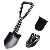 YORFULL Klappspaten, Multifunktions Schaufel zum Schneeschaufeln, Camping Survival, Spaten Garten,...