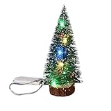 Mini Weihnachtsbaum Mit Licht Lampe Perfekt Für Ihr Zuhause Oder Büro Dekor Bunte Lampe 15cm.
