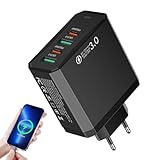 Europäischer Reisestecker Adapter | 2 USB + 2 PD EU Reiseadapter - 4 in 1 Schnellladegerät Mit...