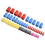 Jotekonoby 60 Stück High Masking Silikon Kegel Sortiment Kit für Pulverbeschichtung, Malerei und...