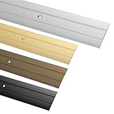 Gedotec Übergangsprofil zum Schrauben Alu Silber 200 cm | Länge 2 m Breite 37 mm | 1 Stk...