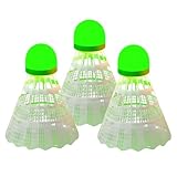 Leuchtendes Badminton, 3-teilig, winddicht, Nylon, leuchtend, Badminton-Ausrüstung, für Hof,...