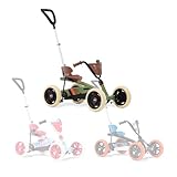 BERG Pedal-Gokart Buzzy Retro 2-in-1 incl. Schubstange, Gokart mit Freilauf, Tretfahrzeug,...