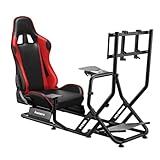 huzaro Speed 6.0 | SIM Racing Simulator Cockpit GT F1 Rennsimulator | Lenkrad Ständer | Klappbar |...