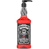 Bandido Shaving Gel Men Red 1000ml | Rasiergel Männer Transparent | Rasier Gel Herren...