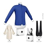 Hosen trocknen und bügeln, seitlicher Reißverschluss zur Größenanpassung, Heiztemperatur 60–70...