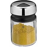 WMF Depot Universalstreuer 100ml, mit Aromadeckel, Gewürzglas grobes Streubild, Glas, Cromargan...