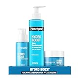 Neutrogena Hydro Boost Skincare Set mit Aqua Reinigungsgel, Aqua Perlen Gesichtsserum und Aqua Gel...