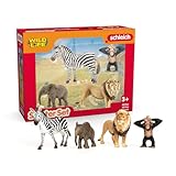 schleich 42736 Wild Life Afrika Starter-Set, ab 3 Jahren, WILD Life - Spielfigur, 8 x 25 x 19 cm