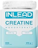 INLEAD - Creatine Monohydrate Caps | Reines Kreatin für Muskelaufbau und Kraftsteigerung (300...