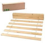 Amazinggirl Lattenrost 80x200cm Rollrost - Basic (14 Latten) - Rolllattenrost Holzlatten Roll...