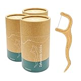 VIGOROUS® 150 Stk. nachhaltige Zahnseide Sticks - Zahnsticks für Zahnreinigung - vegane...
