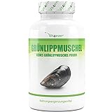 Grünlippmuschel - 365 Kapseln mit je 600 mg - Premium: Mit Glycosaminoglykane - Hochdosiertes...
