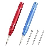 Automatik Körner,2 Stück Automatischer Körner mit 3 Ersatzspitzen,Automatic Hole Punch...