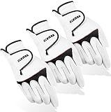 yamato Golfhandschuhe für Herren, 3 Stück, für Golfer (auf der linken Hand getragen),...