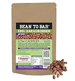 Edelmond LOW CADMIUM Kakaobohnen geröstet 500 g | Knackige Edelkakaokerne aus Trommelröstung |...