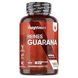 Guarana Kapseln - 4800mg Guarana Pulver pro Portion - 180 Kapseln - 3 Monate Vorrat - Vegan, Ohne...