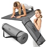 TREX SPORT Gymnastikmatte Fitnessmatte 2cm TX-029NGM | NBR Yogamatte Pilates 190×80×2cm |...