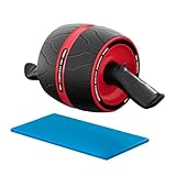 Ab Rollerrr Wheel – Übungsrad, Rumpfkrafttraining, Muskelübung, Bauchroller mit 2 Rädern,...