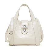 MOSAMHUA Luxuriöse Echtes Leder Frauen Shopper - Krokodilmuster, Elegante Pendlerhandtasche -...