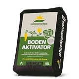 Sonnenerde Bodenaktivator 20 Liter Bodenverbesserer mit Pflanzenkohle, Steinmehl & Hornspänen Für...