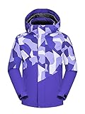 NATUST 3-in-1 wasserdichte Winterjacke Kinder Warmer Doppeljacke Jungen Übergangsjacke Fleecejacke...