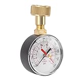 Focket Wasserdruckmessgerät, 0 Bis 200 PSI, 14 Bar, Universelles Wasserdruckmessgerät mit...