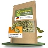 Steirische Bio Kürbiskerne 350g - Rohe & naturbelassene Kürbiskerne Bio 350g - 100% aus Bayern -...
