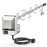 Onlyfire BRK-6032 Universal Verchromter Grillspieß Set, 100 cm Rotisserie Drehspieß, 4X...