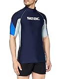 SEAC RAA Short Evo Man, Rash Guard UV-Schutz-Shirt zum Schnorcheln und Schwimmen Kurzarm für...
